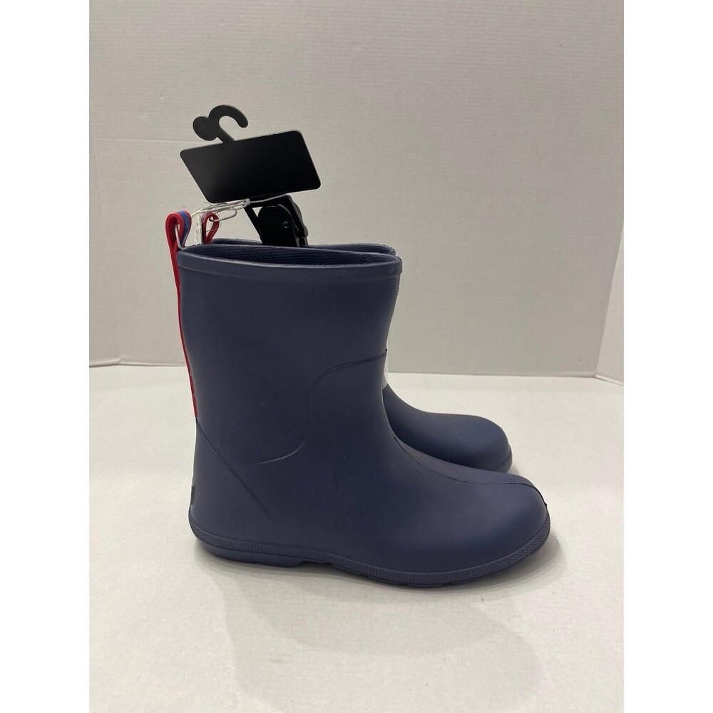 Totes Everywear Charley Unisex Kids Tall Rain Boots Navy Size 2-3 New With Tags